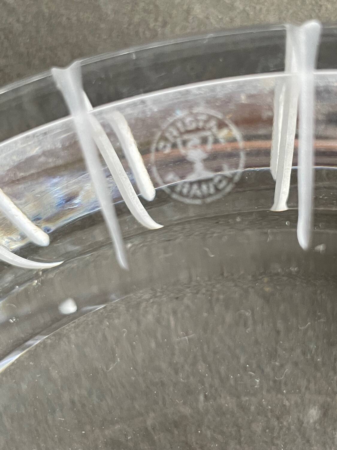 Cendrier cigare ou vide poche cristal de France