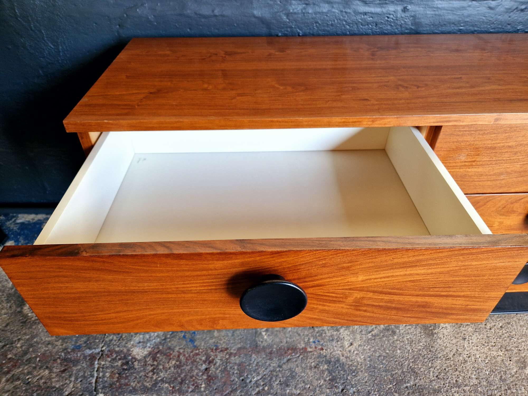 6-drawer chest of drawers in rosewood, 1960s-70s