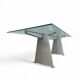 Jean Prouvé Trapèze dining table by Tecta, 1980s