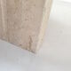Italian travertine coffee table, 1980s