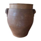 Pot en grés avec couvercle