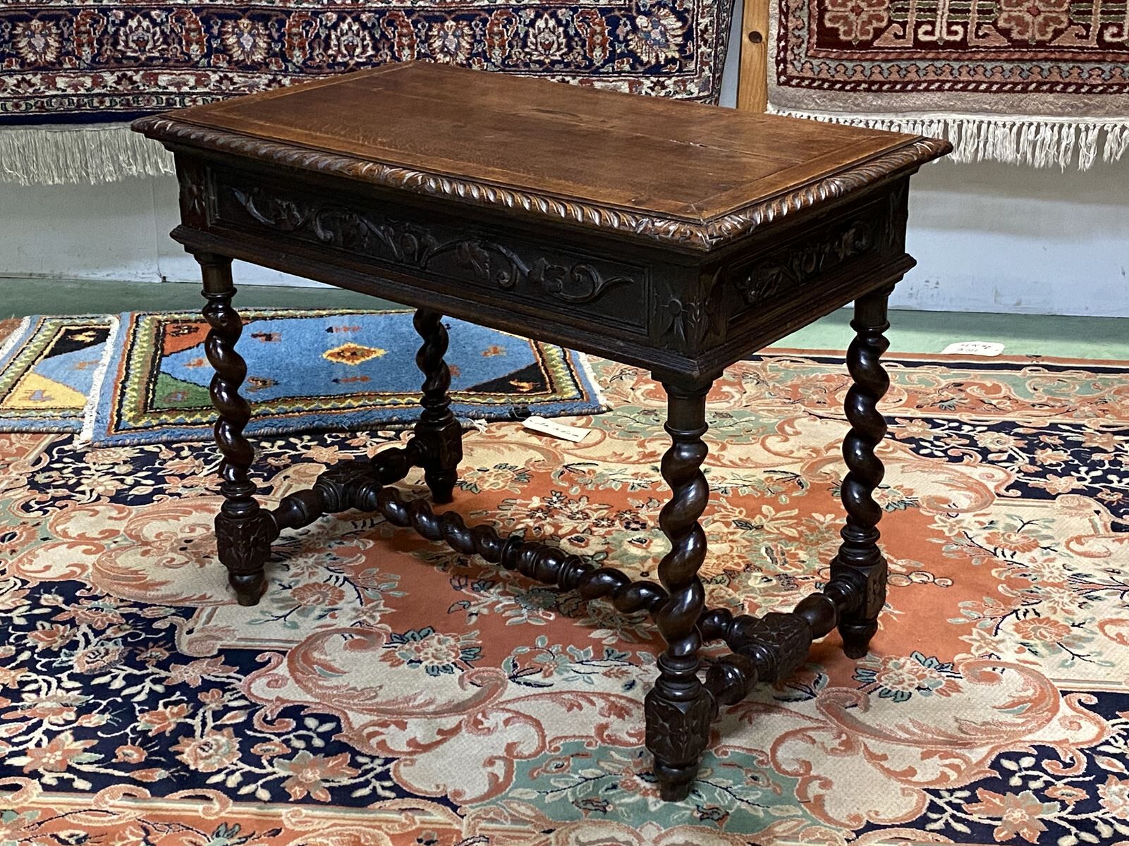 Henry II oak desk from the early 20th century