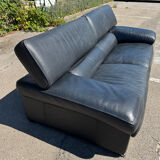 Canapé Roche Bobois cuir noir