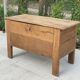 Renovated vintage oak baker's kneading trough