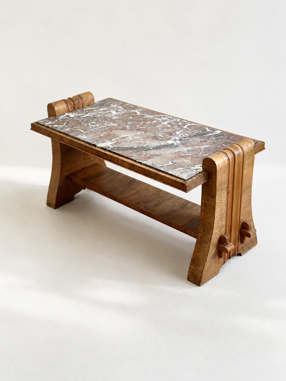Art Deco marble coffee table