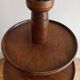 Serviteur de table présentoir en noyer 2 plateaux