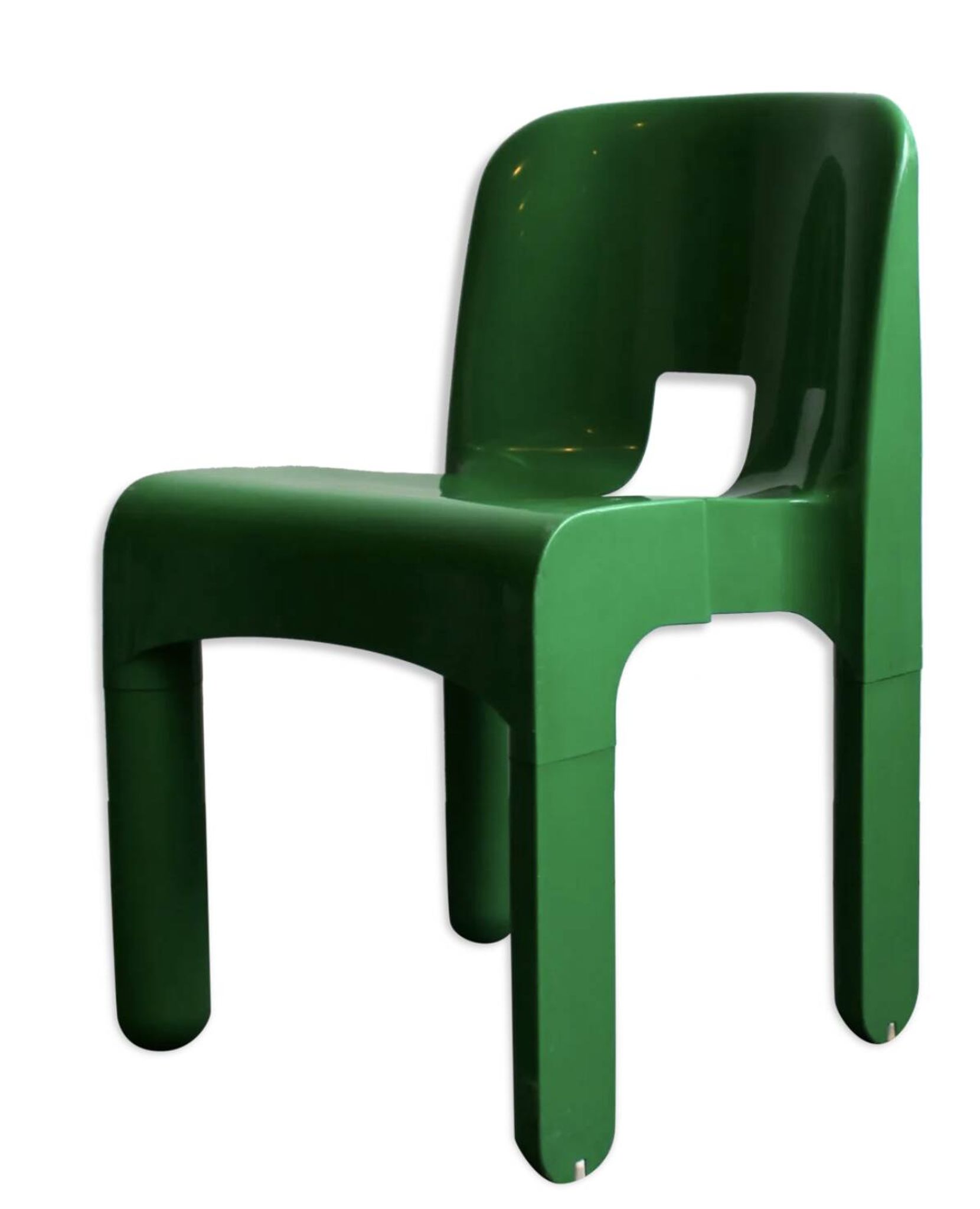 4 chaises Universale par Joe Colombo pour Kartell, modèle 4868