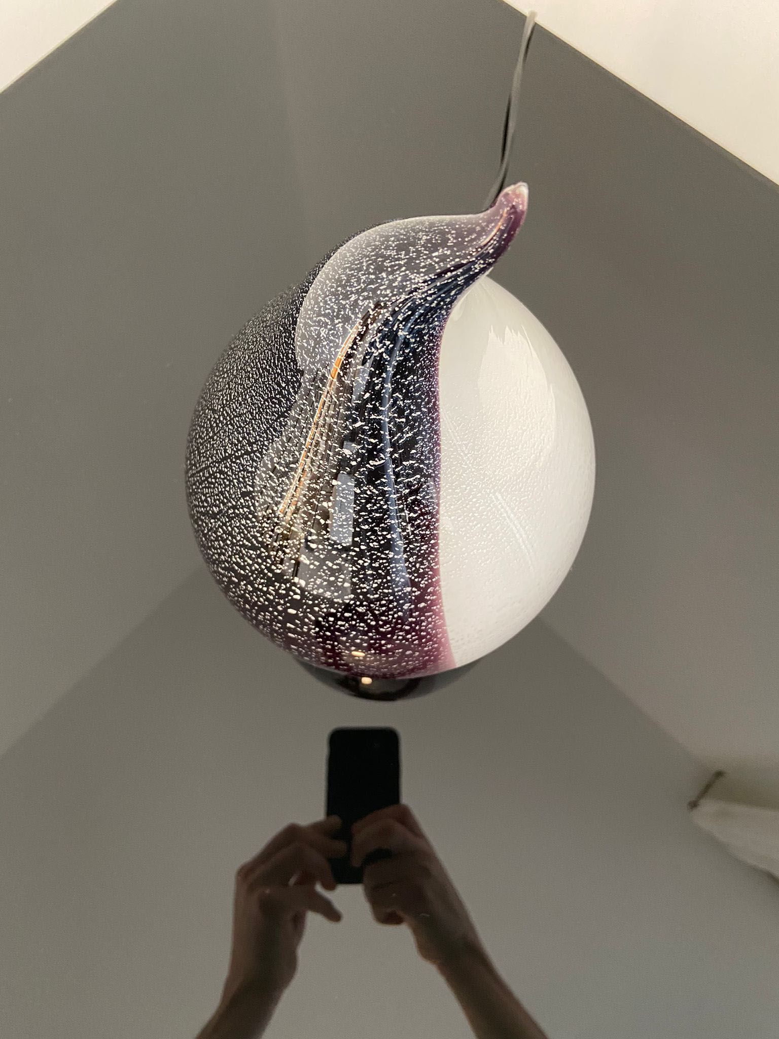 Penguin lamp in Murano glass, Italy, 80s