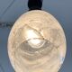 Pair of 1970s Putzler grey marbled pendant lights