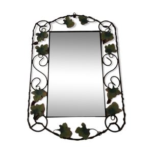 miroir fer forgé, motifs