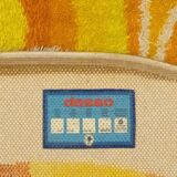 Tapis Desso rond orange et jaune « Amoebe »