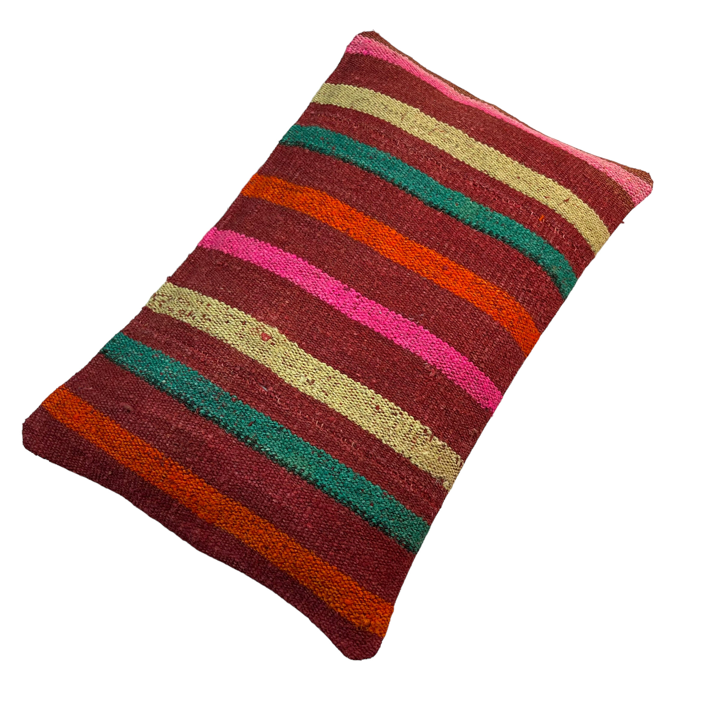 Vintage turkish handmade kilim cushion cover , 30 x 50 cm