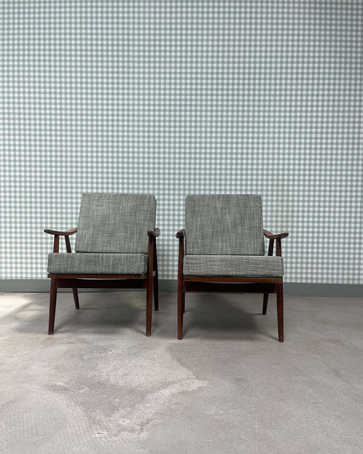 Paire de fauteuils scandinaves Thonet