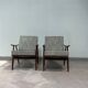 Paire de fauteuils scandinaves Thonet