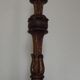 Vintage carved wooden lamp