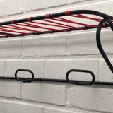 Coat rack of the 50s metal and scoubidou thread