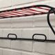 Coat rack of the 50s metal and scoubidou thread