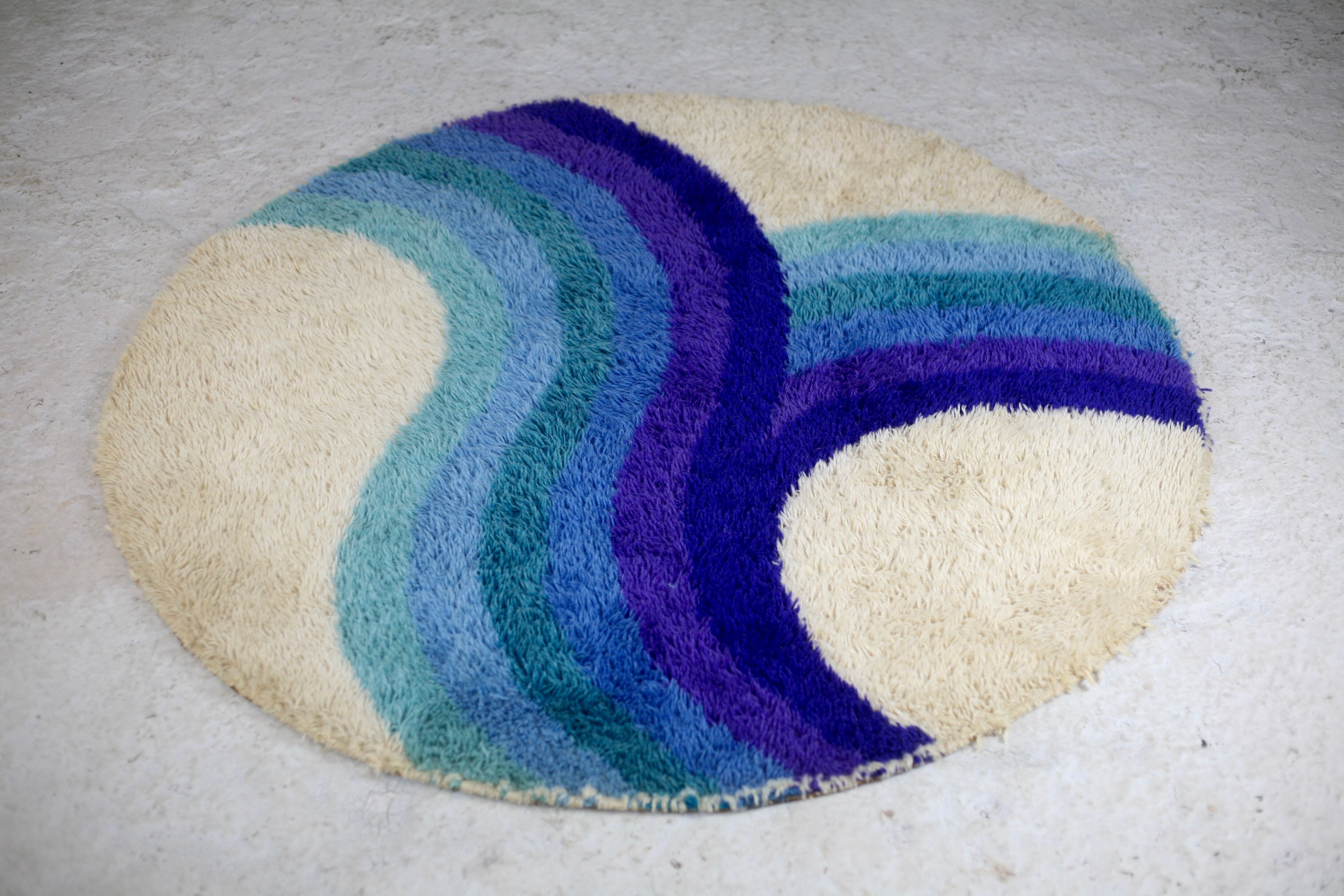 Carpet "Rainbow", Edition Desso, wool, circa 1970