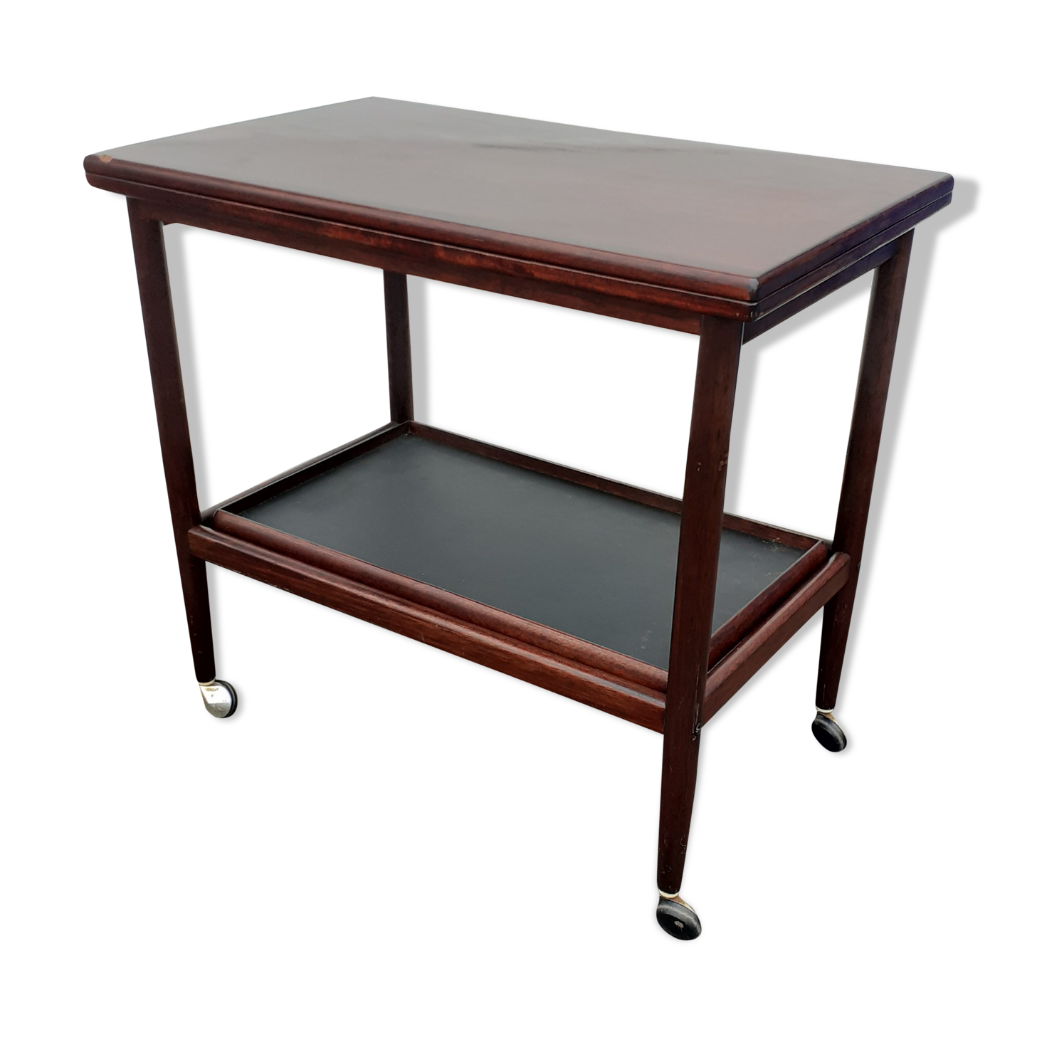 Scandinavian rosewood service foldable