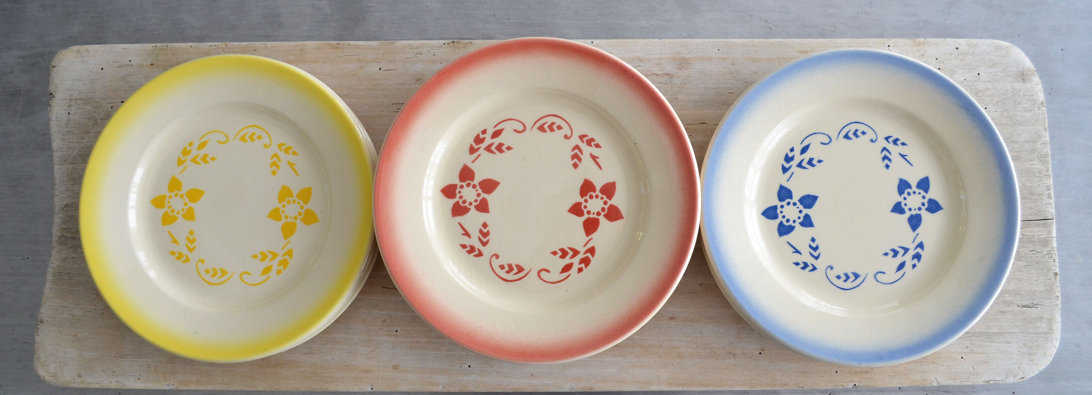 11 dessert plates KG Lunéville