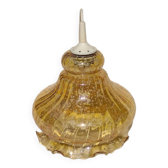 Suspension vintage pâte de verre