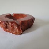 Red onyx ashtray