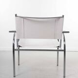 White leather chair – G. Vollenbrock – Hennie de Jong