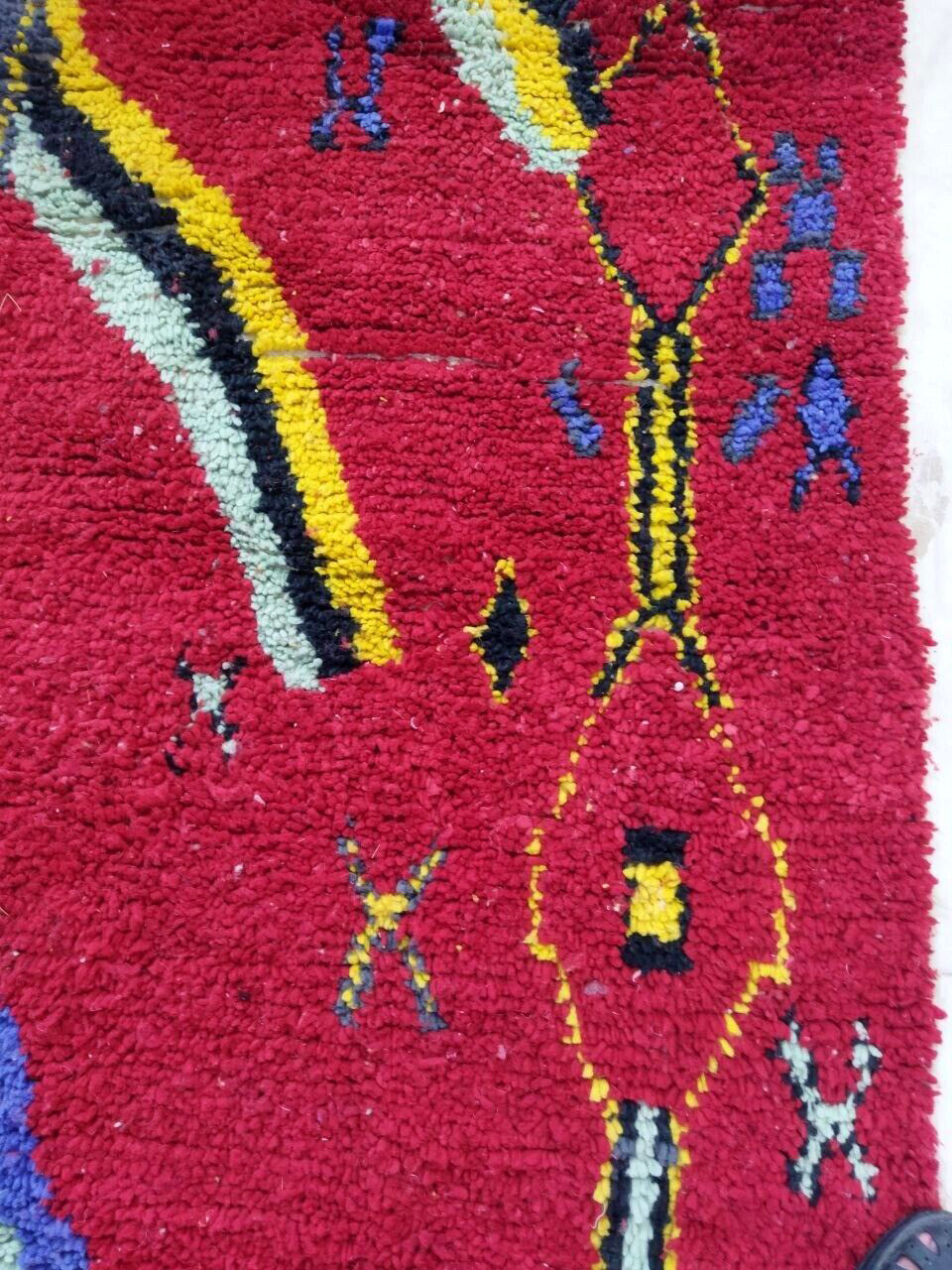 Moroccan carpet red 298x198cm