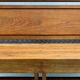 Banquette en bois vintage