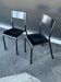 Paire de chaises Mullca 510 rééditées par Label Edition en version noire