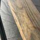 Former black painted wood workshop showcase