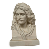 Antique Molière Bust Statuette
