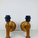 Pair of Aneta Scandinavian wooden wall lights, 1960s