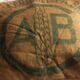 Burlap cushion green ECRE cooperative agricultural la Brie Melun