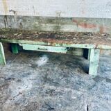 Mint green workbench