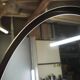 1970s Italian Space Age Smoked Glass and Circular Wall Mirror