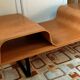 Table basse en bois cintré