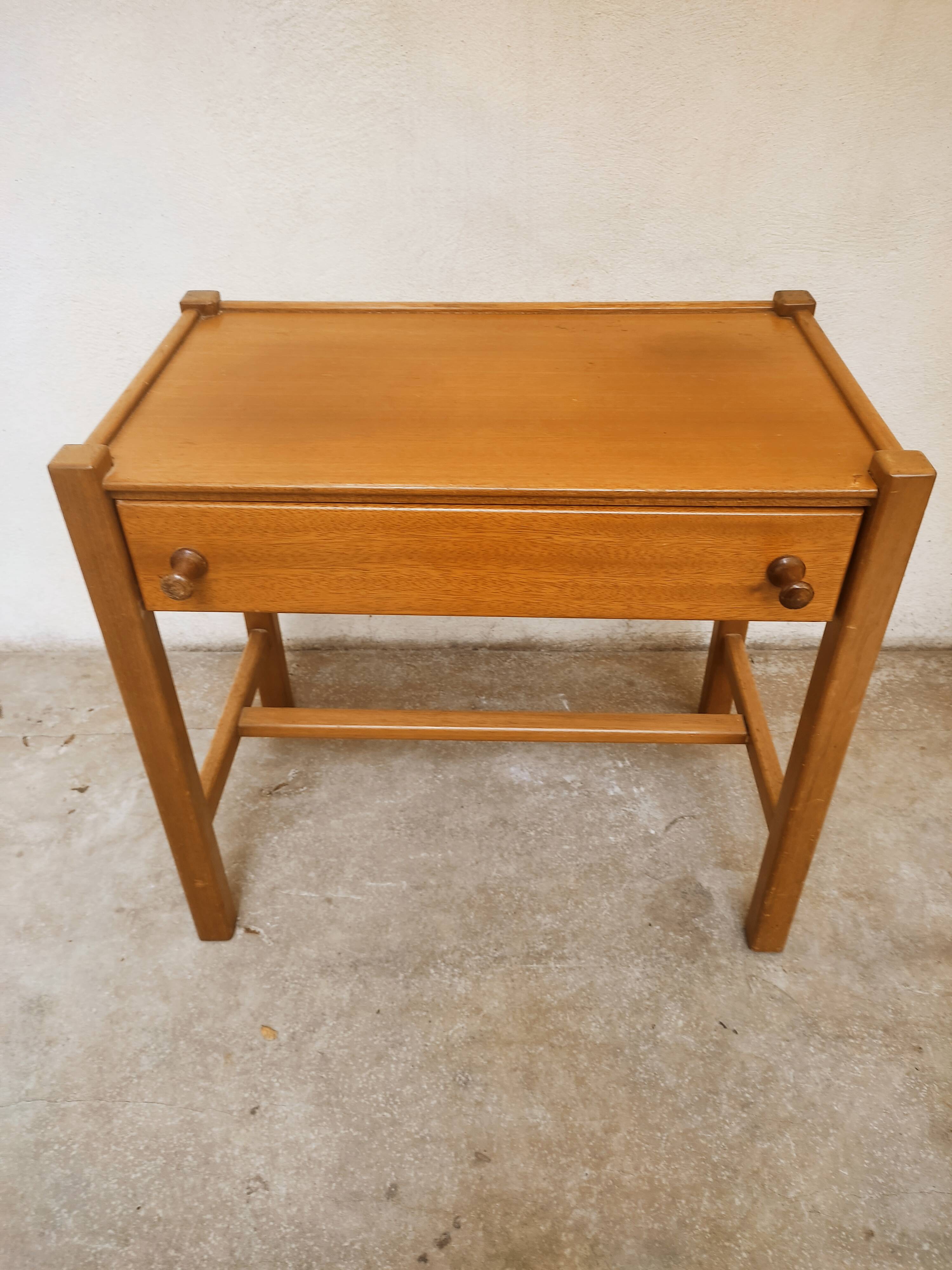 Scandinavian teak bedside