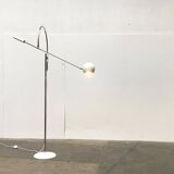 Floor lamp model Orbiter from the mid-century space age by Robert Sonneman for Luci Italia, 1960s.