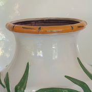 grand vase bambou signé Cartens Allemagne 1960