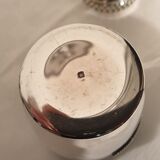 3 timpani cups in silver metal