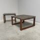 Set of vintage stone side tables, 1970s