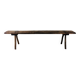 Oak farmhouse bench, circa 40's /50's