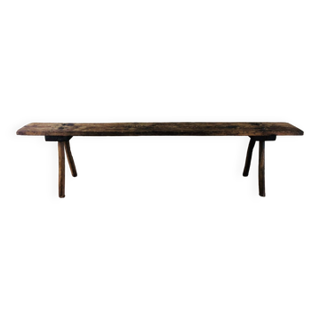 Farm bench in oak, circa 40s/50s