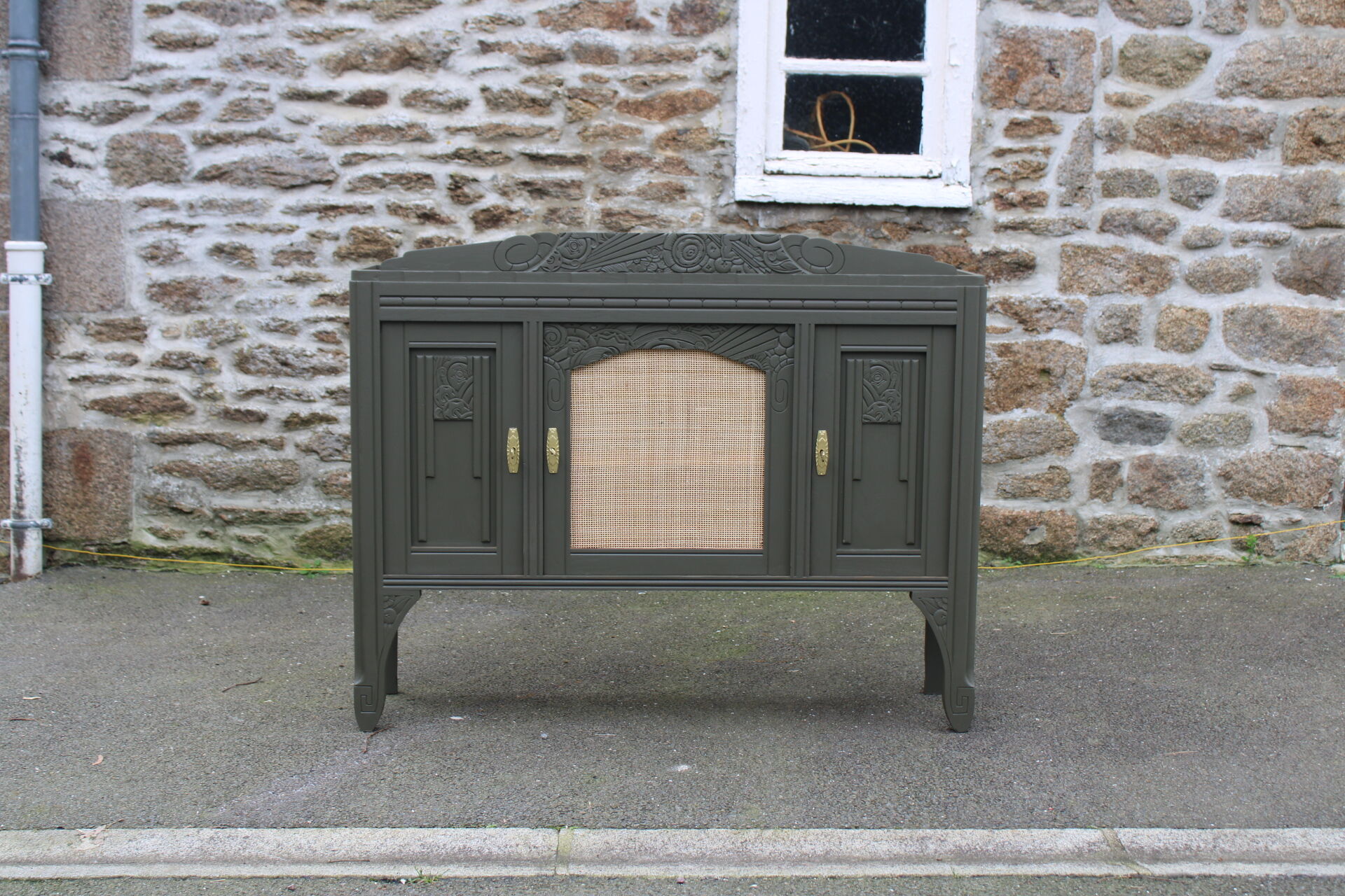 Vintage art deco canning buffet