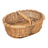 Panier ancien anse plate