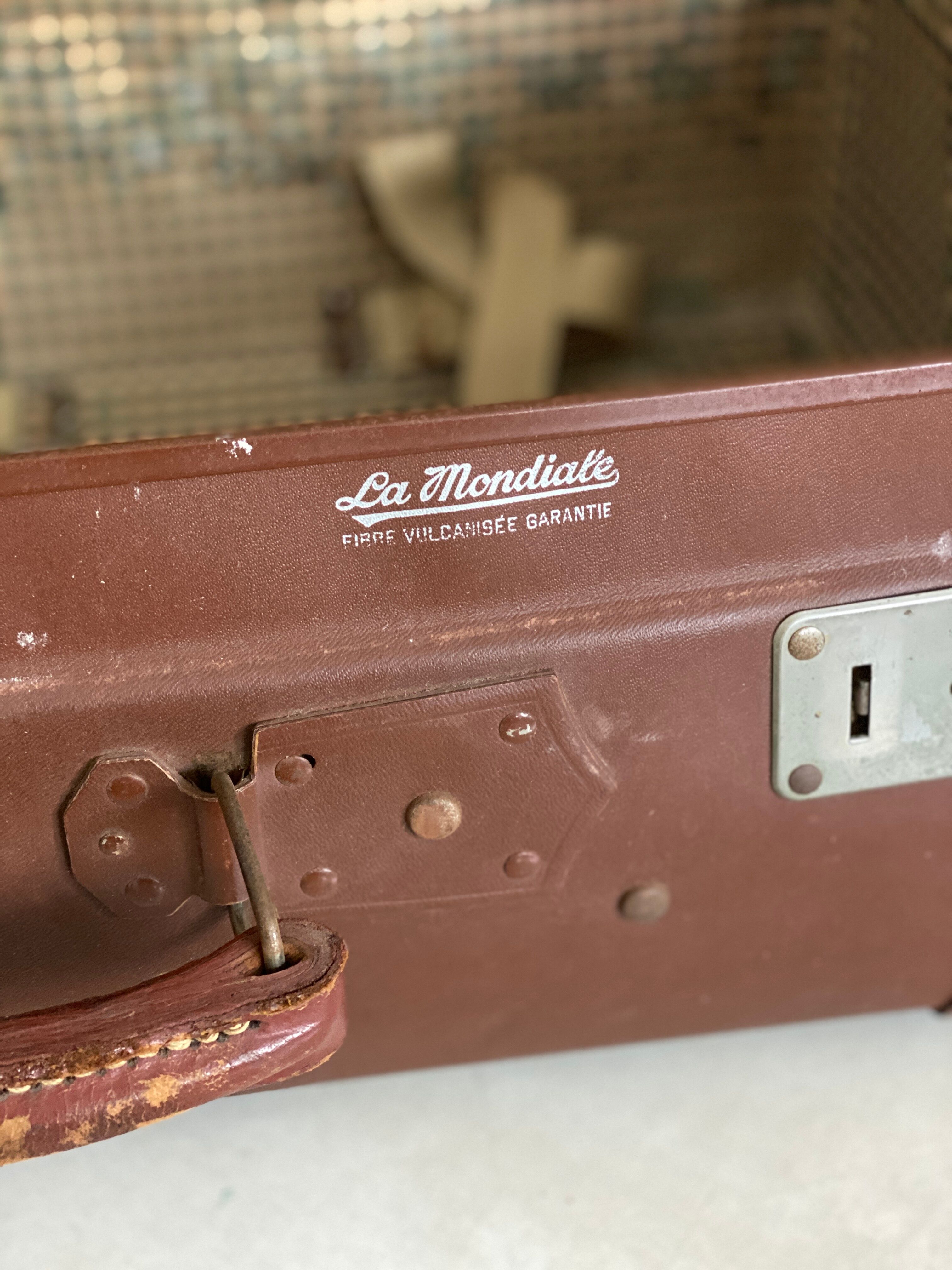 Old vintage suitcase