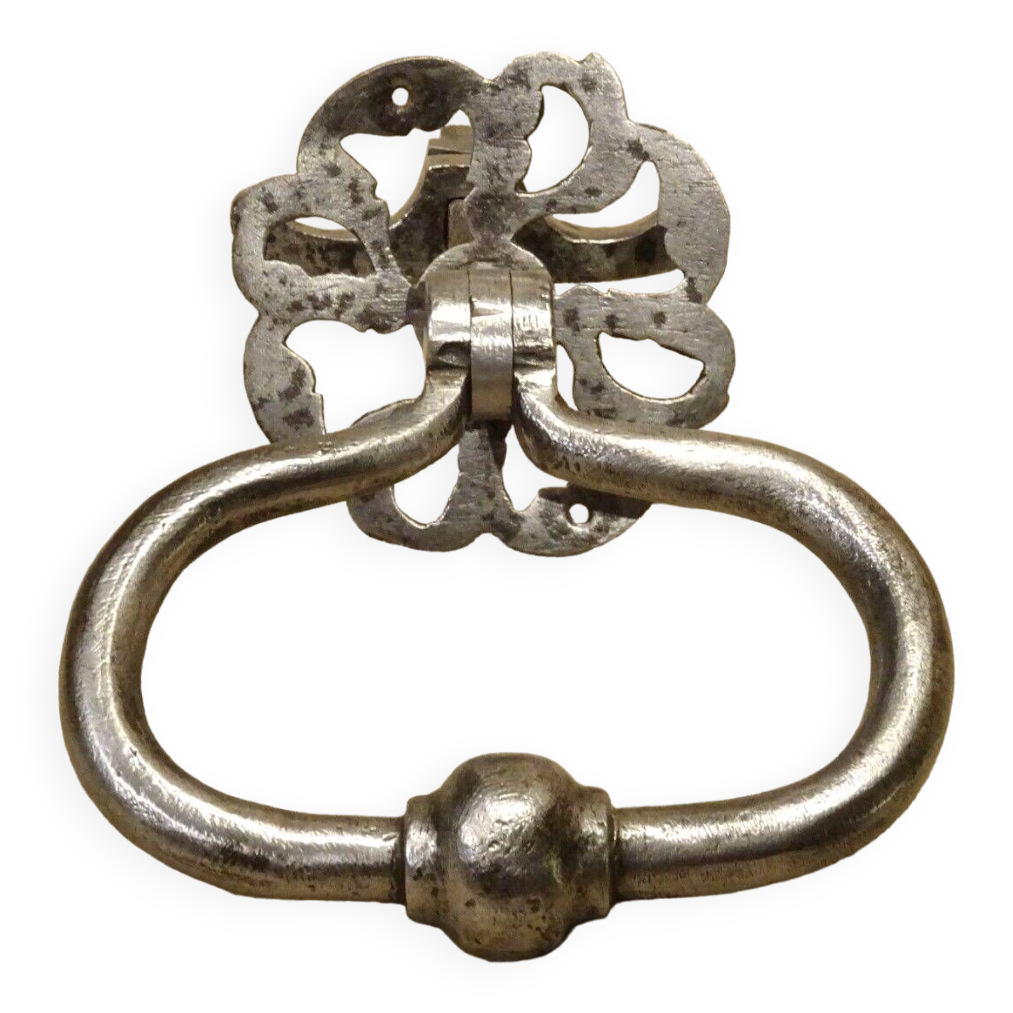 Old 18th 19th century wrought iron door knocker