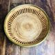 Large rattan and brass basket by Gabriella Crespi. Italy. 1970