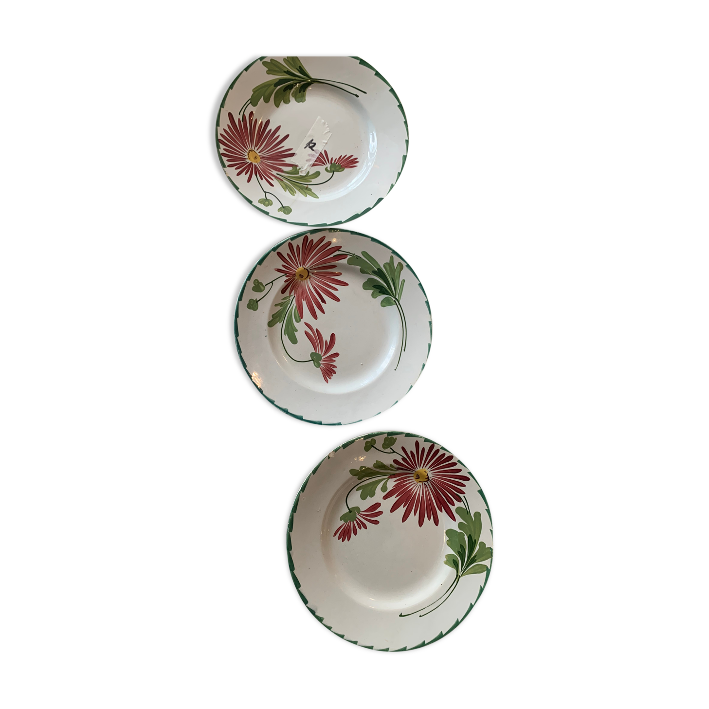 Lot 3 plates st Amand